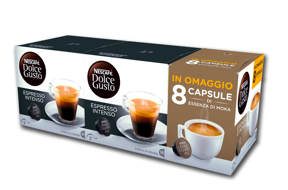 Capsule Nescafe Dolce Gusto 32 Espresso Intenso + 8 Essenza di